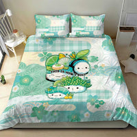 Japanese Kawaii Sushi Bedding Set Green Wagara Palaka This Is How I Roll LT9 - Polynesian Pride