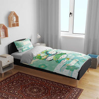 Japanese Kawaii Sushi Bedding Set Green Wagara Palaka This Is How I Roll LT9 - Polynesian Pride