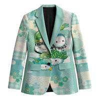 Personalized Japanese Kawaii Sushi Blazer Green Wagara Palaka This Is How I Roll LT9 Unisex Green - Polynesian Pride