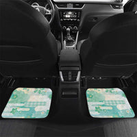 Personalized Japanese Kawaii Sushi Car Mats Green Wagara Palaka This Is How I Roll LT9 Set 2pcs - Back Green - Polynesian Pride
