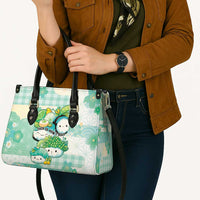 Japanese Kawaii Sushi Leather Bag Green Wagara Palaka This Is How I Roll LT9 - Polynesian Pride