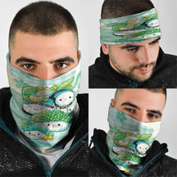 Japanese Kawaii Sushi Neck Gaiter Green Wagara Palaka This Is How I Roll LT9 - Polynesian Pride