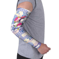 Personalized Japanese Kawaii Sushi Arm Sleeves Blue Wagara Palaka This Is How I Roll LT9 - Polynesian Pride