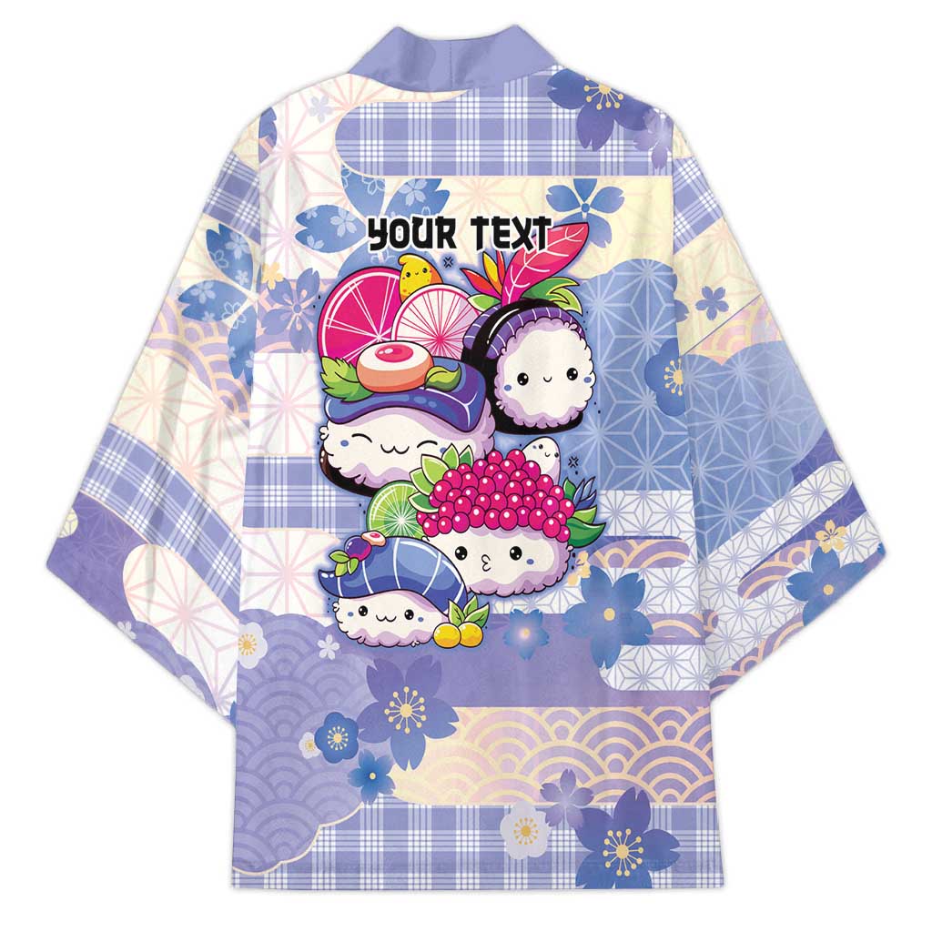 Personalized Japanese Kawaii Sushi Kimono Blue Wagara Palaka This Is How I Roll LT9 - Polynesian Pride