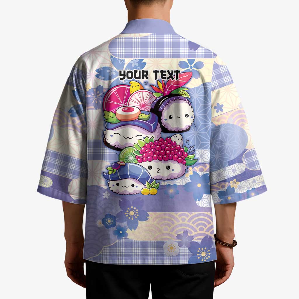 Personalized Japanese Kawaii Sushi Kimono Blue Wagara Palaka This Is How I Roll LT9 - Polynesian Pride