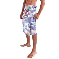 Personalized Japanese Kawaii Sushi Lavalava Blue Wagara Palaka This Is How I Roll LT9 - Polynesian Pride