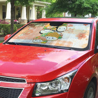 Japanese Kawaii Sushi Auto Sun Shade Peach Wagara Palaka This Is How I Roll LT9 - Polynesian Pride