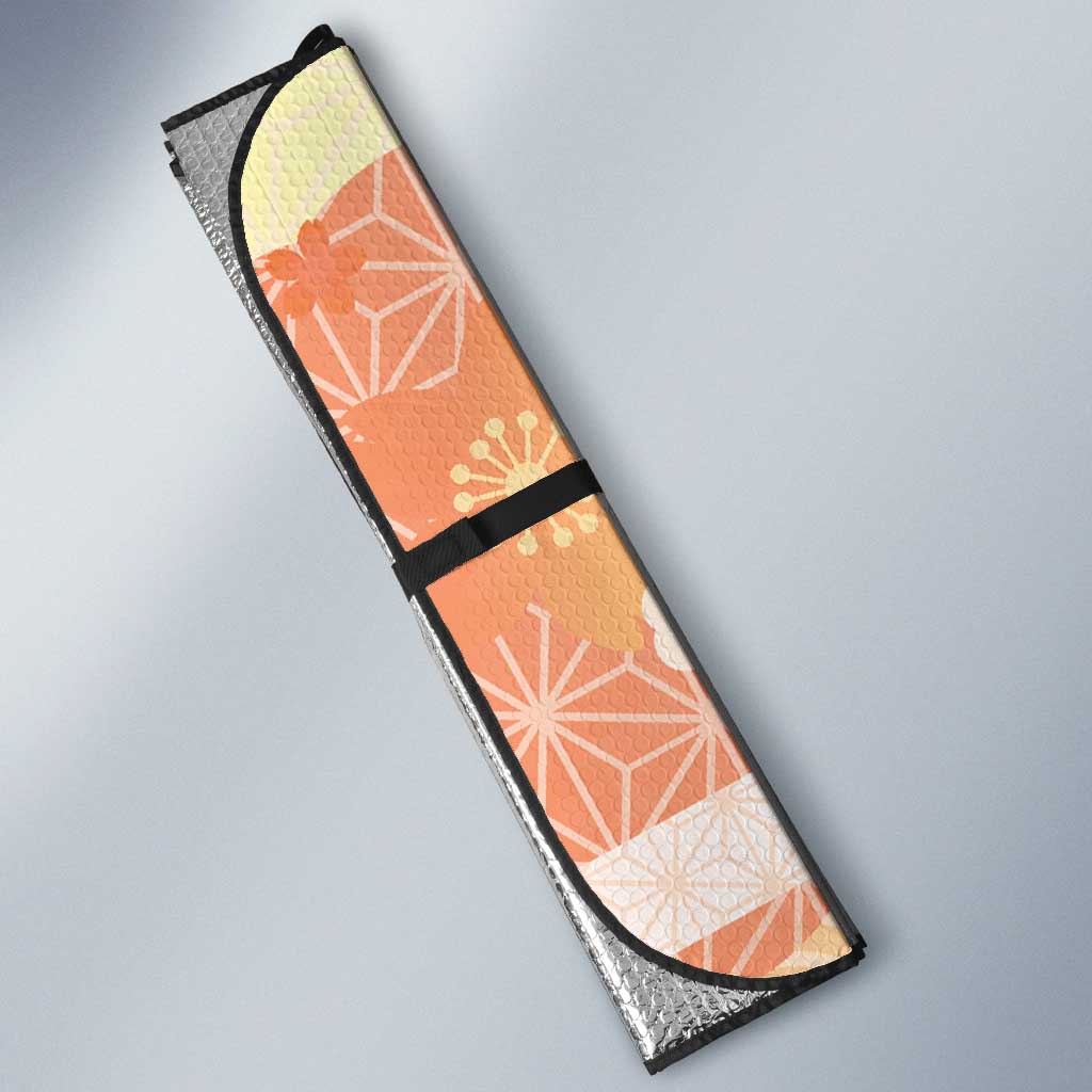 Japanese Kawaii Sushi Auto Sun Shade Peach Wagara Palaka This Is How I Roll LT9 - Polynesian Pride