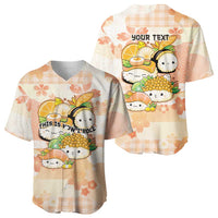 Personalized Japanese Kawaii Sushi Baseball Jersey Peach Wagara Palaka This Is How I Roll LT9 - Polynesian Pride