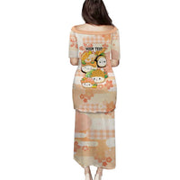 Personalized Japanese Kawaii Sushi Puletasi Peach Wagara Palaka This Is How I Roll LT9 - Polynesian Pride