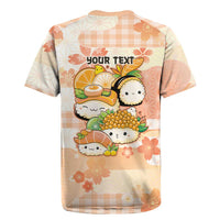 Personalized Japanese Kawaii Sushi Rugby Jersey Peach Wagara Palaka This Is How I Roll LT9 - Polynesian Pride