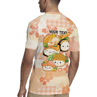 Personalized Japanese Kawaii Sushi Rugby Jersey Peach Wagara Palaka This Is How I Roll LT9 - Polynesian Pride
