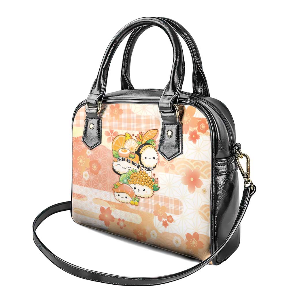 Japanese Kawaii Sushi Shoulder Handbag Peach Wagara Palaka This Is How I Roll LT9 - Polynesian Pride