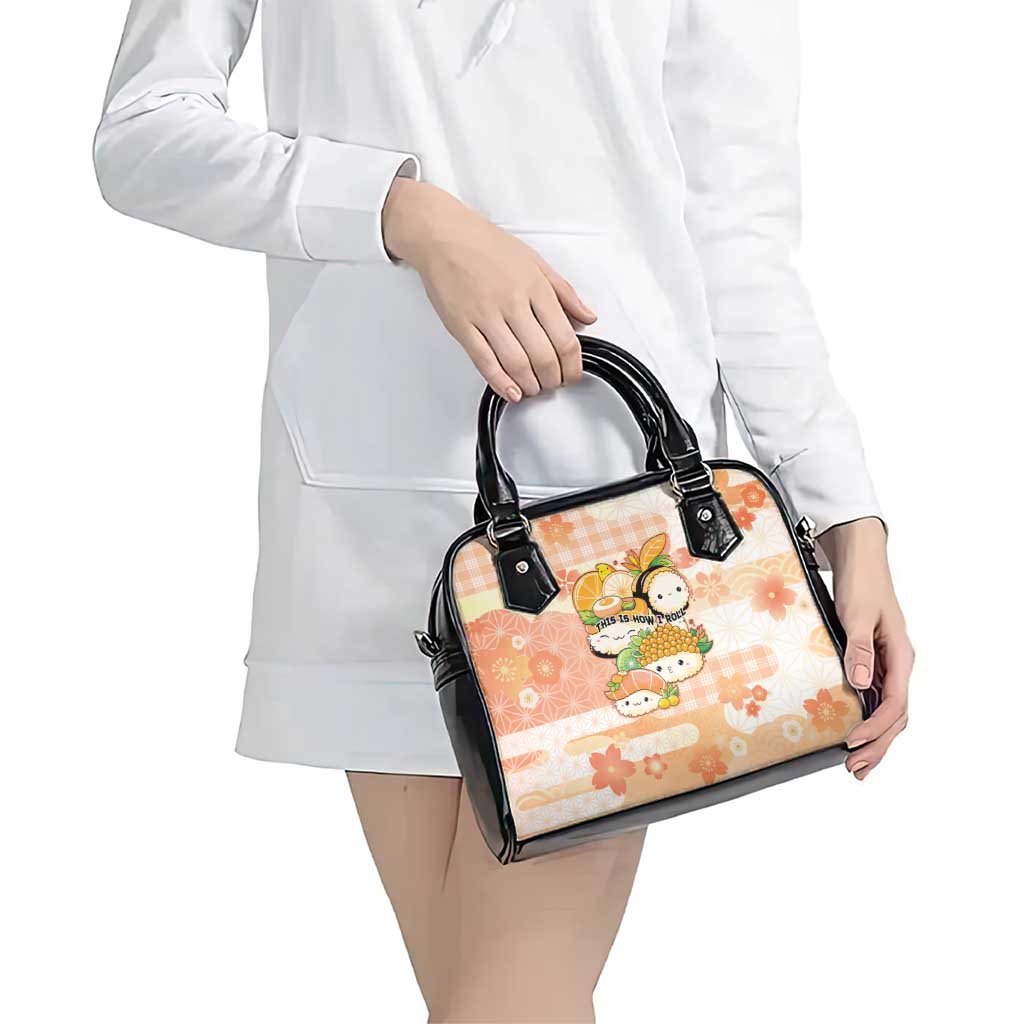Japanese Kawaii Sushi Shoulder Handbag Peach Wagara Palaka This Is How I Roll LT9 - Polynesian Pride