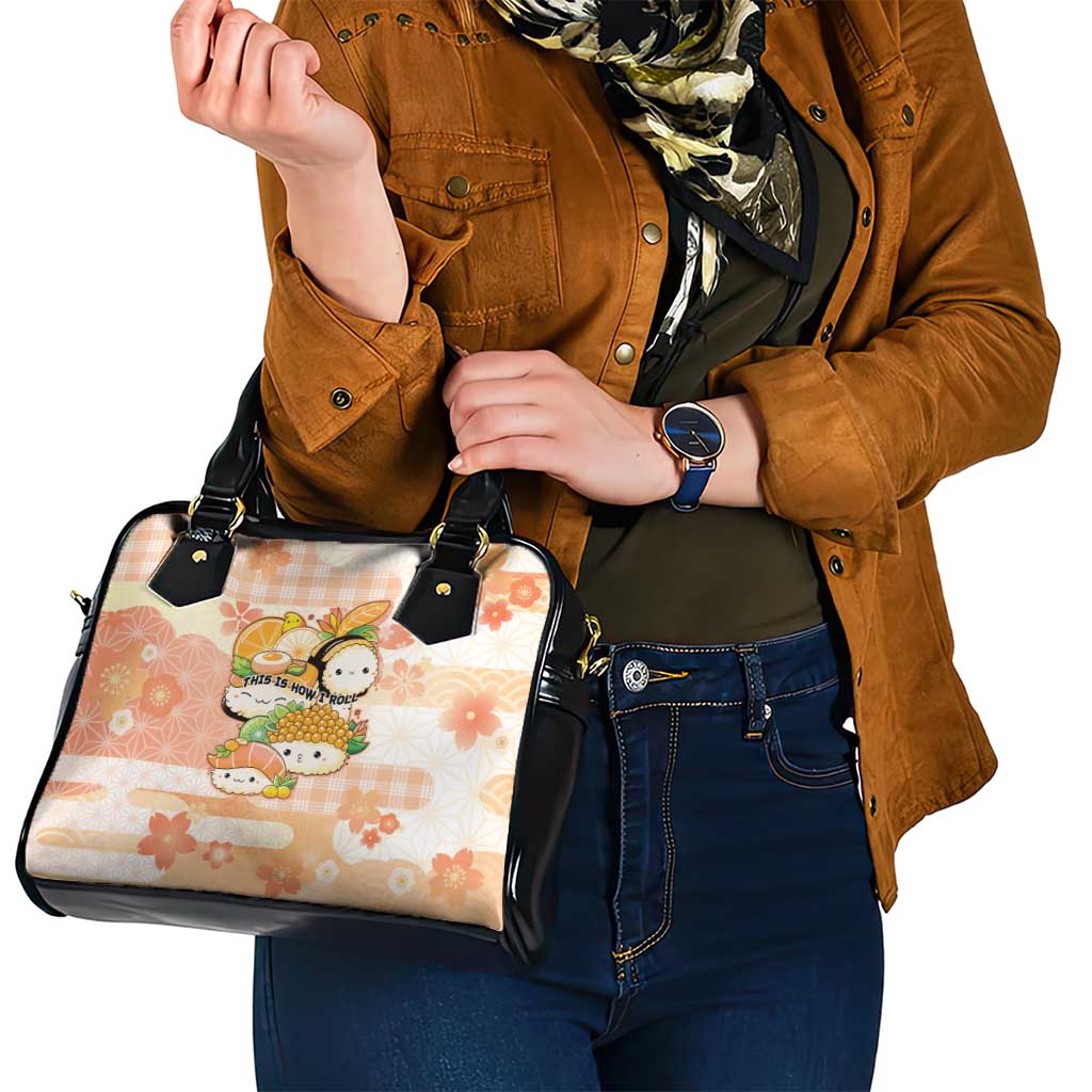 Japanese Kawaii Sushi Shoulder Handbag Peach Wagara Palaka This Is How I Roll LT9 - Polynesian Pride