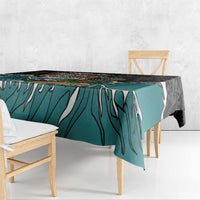 Personalized Japanese Koi Fish Ramen Tablecloth Tiki Surfing Wagara Hibiscus Pattern LT9 - Polynesian Pride