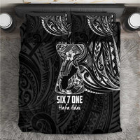Black Guam Latte Stone Tribal Tattoo Bedding Set Hafa Adai Six 7 One LT9 Black - Polynesian Pride