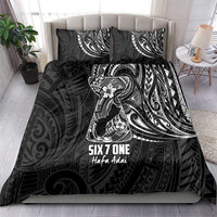 Black Guam Latte Stone Tribal Tattoo Bedding Set Hafa Adai Six 7 One LT9 - Polynesian Pride