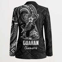 Black Guam Latte Stone Tribal Tattoo Blazer Hafa Adai Six 7 One LT9 - Polynesian Pride