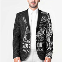 Black Guam Latte Stone Tribal Tattoo Blazer Hafa Adai Six 7 One LT9 - Polynesian Pride