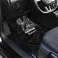 Black Guam Latte Stone Tribal Tattoo Car Mats Hafa Adai Six 7 One LT9 - Polynesian Pride