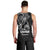 Black Guam Latte Stone Tribal Tattoo Men Tank Top Hafa Adai Six 7 One