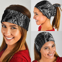 Black Guam Latte Stone Tribal Tattoo Neck Gaiter Hafa Adai Six 7 One LT9 - Polynesian Pride