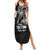 Black Guam Latte Stone Tribal Tattoo Summer Maxi Dress Hafa Adai Six 7 One