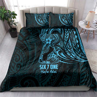 Blue Guam Latte Stone Tribal Tattoo Bedding Set Hafa Adai Six 7 One LT9 - Polynesian Pride