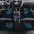 Blue Guam Latte Stone Tribal Tattoo Car Mats Hafa Adai Six 7 One