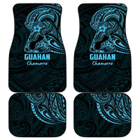 Blue Guam Latte Stone Tribal Tattoo Car Mats Hafa Adai Six 7 One LT9 - Polynesian Pride