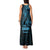 Blue Guam Latte Stone Tribal Tattoo Tank Maxi Dress Hafa Adai Six 7 One