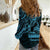 Blue Guam Latte Stone Tribal Tattoo Women Casual Shirt Hafa Adai Six 7 One