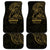 Gold Guam Latte Stone Tribal Tattoo Car Mats Hafa Adai Six 7 One