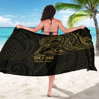 Gold Guam Latte Stone Tribal Tattoo Sarong Hafa Adai Six 7 One LT9 - Polynesian Pride