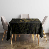 Gold Guam Latte Stone Tribal Tattoo Tablecloth Hafa Adai Six 7 One LT9 - Polynesian Pride