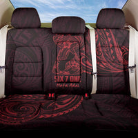 Oxblood Guam Latte Stone Tribal Tattoo Back Car Seat Cover Hafa Adai Six 7 One LT9 One Size Oxblood - Polynesian Pride