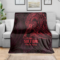 Oxblood Guam Latte Stone Tribal Tattoo Blanket Hafa Adai Six 7 One LT9 - Polynesian Pride