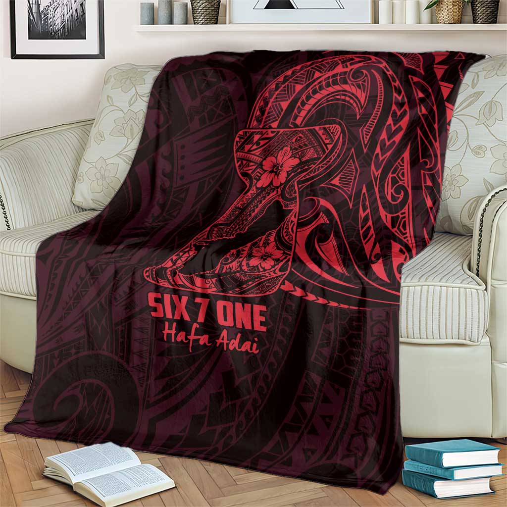 Oxblood Guam Latte Stone Tribal Tattoo Blanket Hafa Adai Six 7 One LT9 - Polynesian Pride