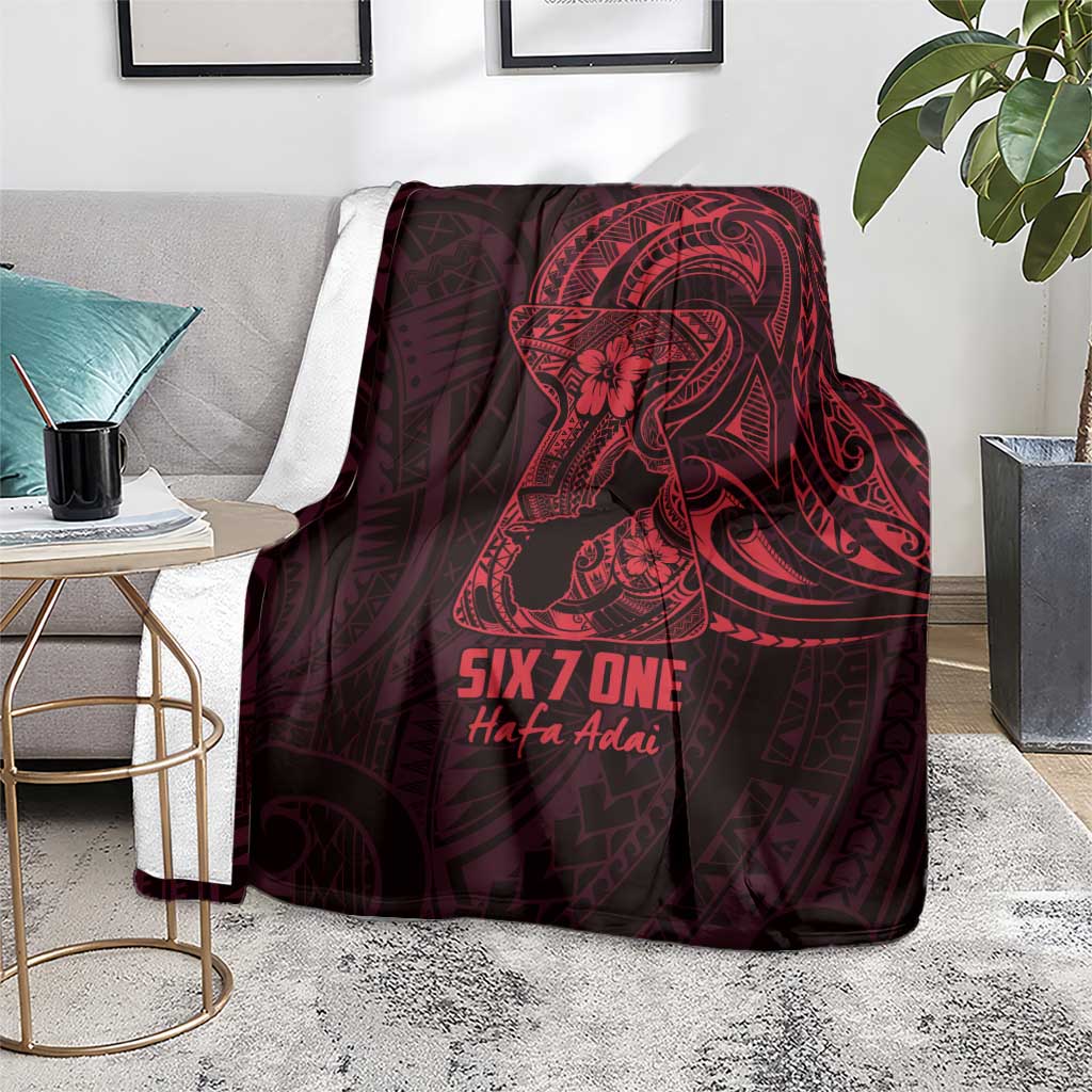 Oxblood Guam Latte Stone Tribal Tattoo Blanket Hafa Adai Six 7 One LT9 - Polynesian Pride