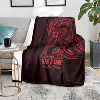 Oxblood Guam Latte Stone Tribal Tattoo Blanket Hafa Adai Six 7 One LT9 - Polynesian Pride