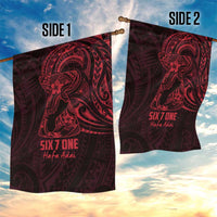Oxblood Guam Latte Stone Tribal Tattoo Garden Flag Hafa Adai Six 7 One LT9 - Polynesian Pride