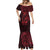 Oxblood Guam Latte Stone Tribal Tattoo Mermaid Dress Hafa Adai Six 7 One