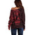 Oxblood Guam Latte Stone Tribal Tattoo Off Shoulder Sweater Hafa Adai Six 7 One