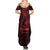 Oxblood Guam Latte Stone Tribal Tattoo Summer Maxi Dress Hafa Adai Six 7 One