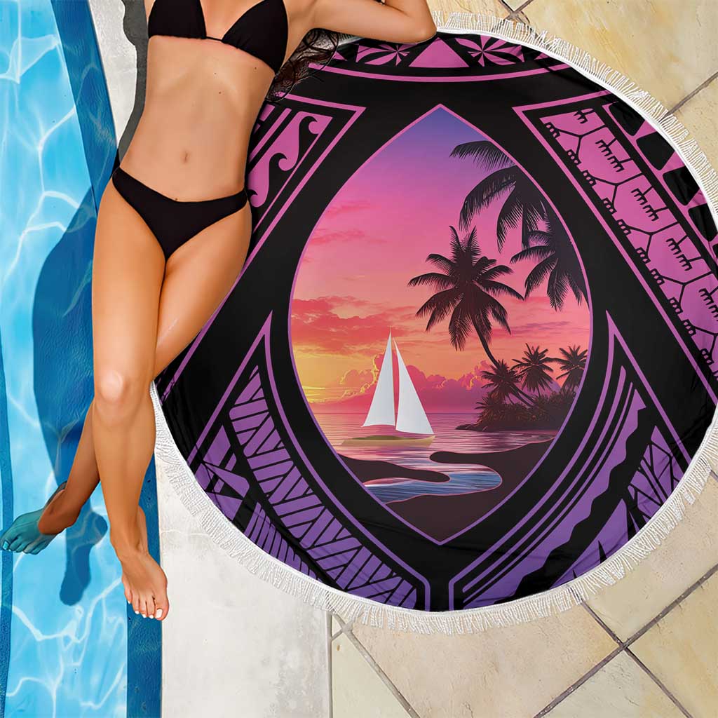 Guam Chamorro Artsy Beach Blanket Guahan Sunset Beach LT9 - Polynesian Pride