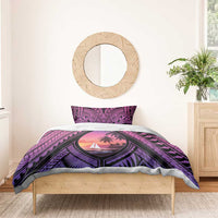 Guam Chamorro Artsy Bedding Set Guahan Sunset Beach LT9 - Polynesian Pride