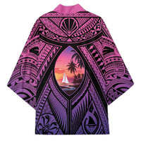 Guam Chamorro Artsy Kimono Guahan Sunset Beach LT9 - Polynesian Pride