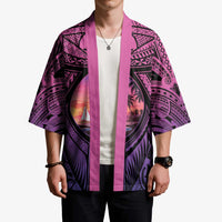 Guam Chamorro Artsy Kimono Guahan Sunset Beach LT9 - Polynesian Pride