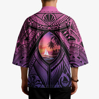 Guam Chamorro Artsy Kimono Guahan Sunset Beach LT9 - Polynesian Pride